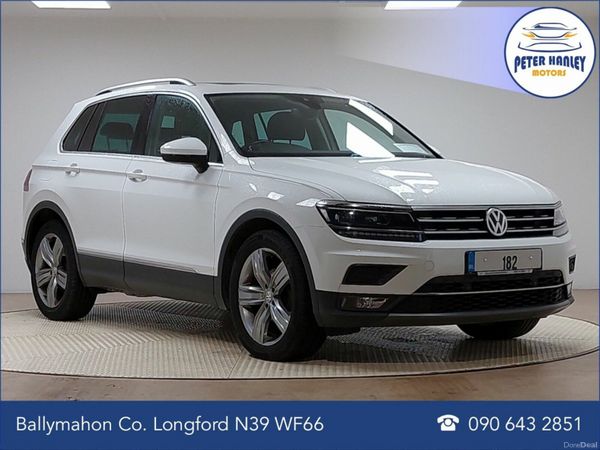 Volkswagen Tiguan SUV, Diesel, 2018, White