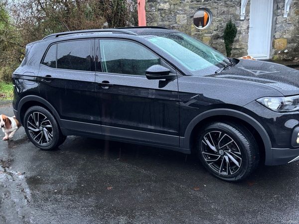 Volkswagen T-Cross Estate/Jeep, Petrol, 2023, Black