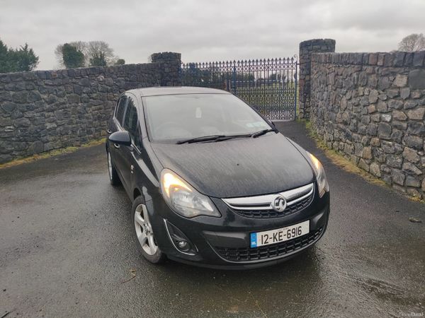 Vauxhall Corsa Hatchback, Petrol, 2012, Black