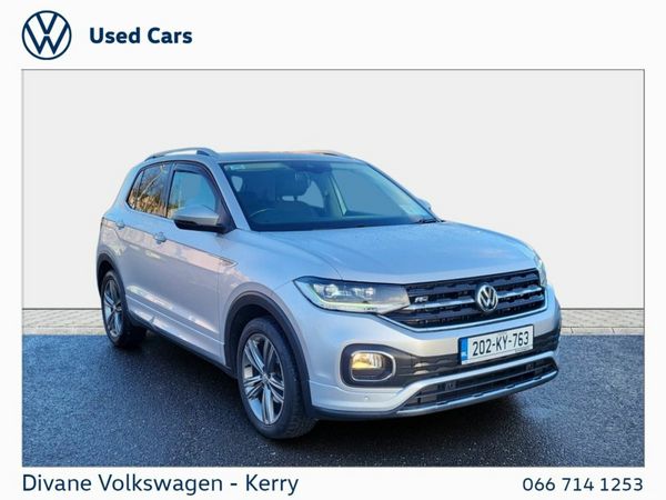Volkswagen T-Cross SUV, Petrol, 2020, Silver