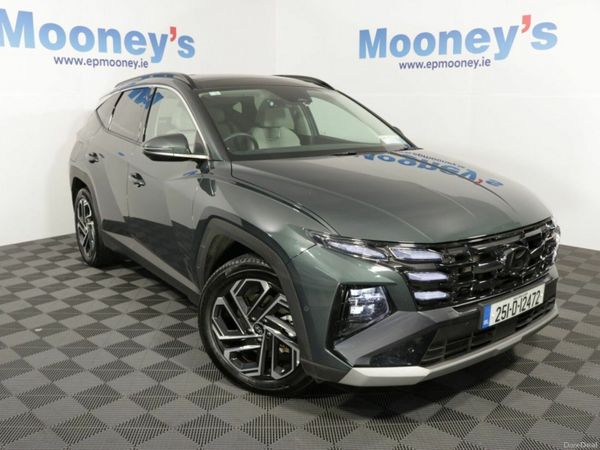 Hyundai Tucson SUV, Petrol Plug-in Hybrid, 2025, Green