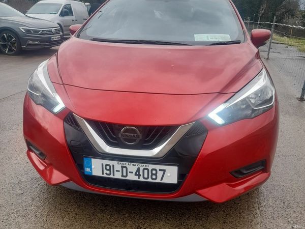 Nissan Micra Hatchback, Petrol, 2019, Red