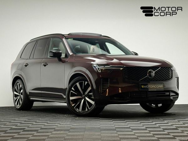 Volvo XC90 SUV, Petrol Plug-in Hybrid, 2025, Red