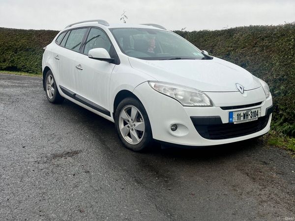 Renault Megane Estate, Diesel, 2011, White