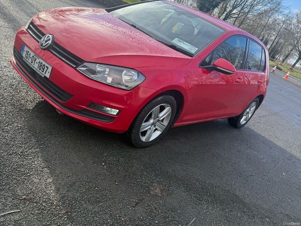 Volkswagen Golf Hatchback, Diesel, 2015, Red