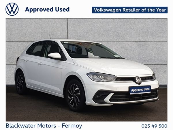 Volkswagen Polo Hatchback, Petrol, 2023, White