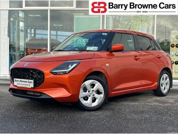 Suzuki Swift Hatchback, Petrol Hybrid, 2025, Orange