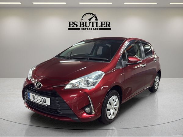 Toyota Vitz Hatchback, Petrol, 2018, Red