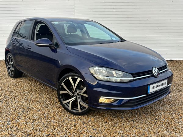 Volkswagen Golf Hatchback, Diesel, 2018, Blue