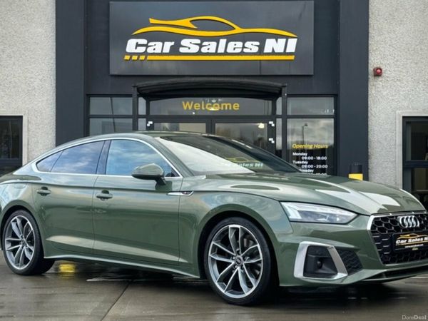 Audi A5 Hatchback, Diesel Hybrid, 2023, Green