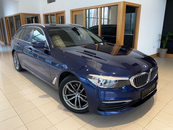 BMW 5-Series Estate, Diesel, 2017, Blue