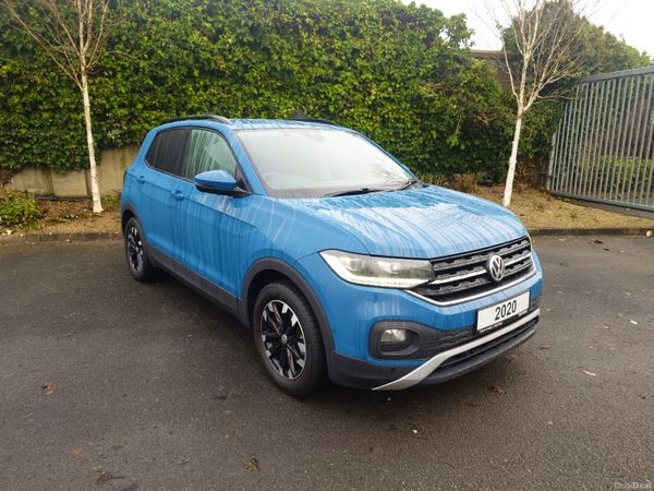 Volkswagen T-Cross SUV, Petrol, 2020, Blue