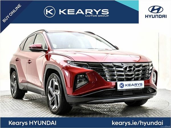Hyundai Tucson SUV, Petrol Hybrid, 2022, Red