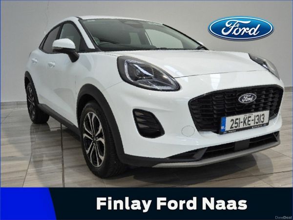 Ford Puma MPV, Petrol Hybrid, 2025, White