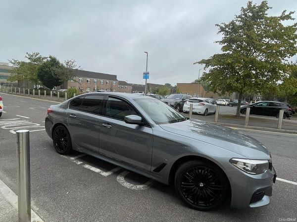 BMW 5-Series Saloon, Petrol Plug-in Hybrid, 2017, Blue