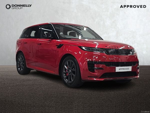 Land Rover Range Rover Sport Estate, Petrol Hybrid, 2023, Red