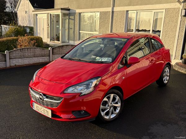Opel Corsa Hatchback, Petrol, 2015, Red