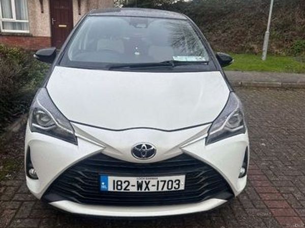 Toyota Yaris Hatchback, Petrol, 2018, White