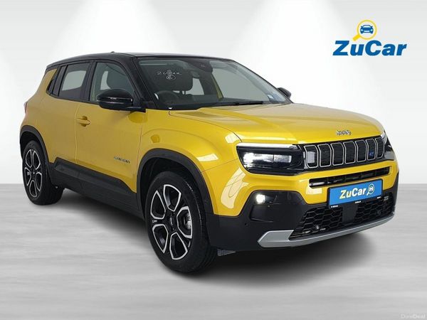 Jeep Avenger SUV, Electric, 2024, Yellow