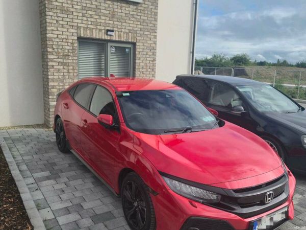 Honda Civic Hatchback, Petrol, 2017, Red