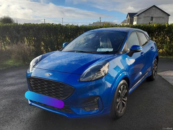 Ford Puma MPV, Petrol Hybrid, 2022, Blue