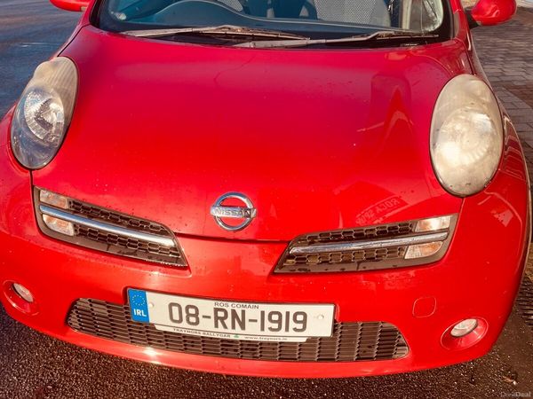Nissan Micra Hatchback, Petrol, 2008, Red