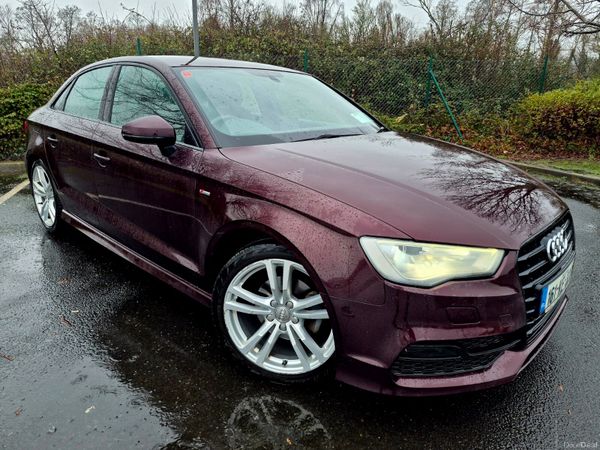 Audi A3 Saloon, Diesel, 2016, Red