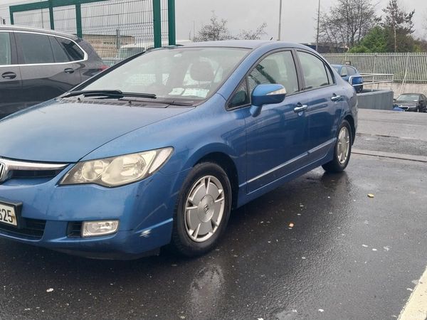 Honda Civic Saloon, Petrol Hybrid, 2008, Blue
