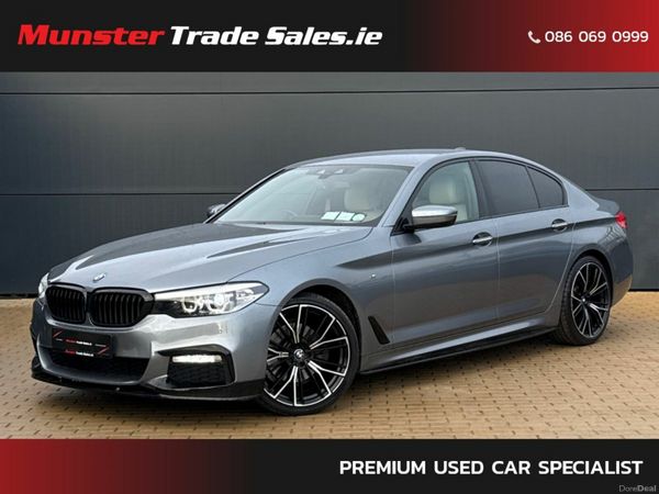 BMW 5-Series Saloon, Diesel, 2018, Blue