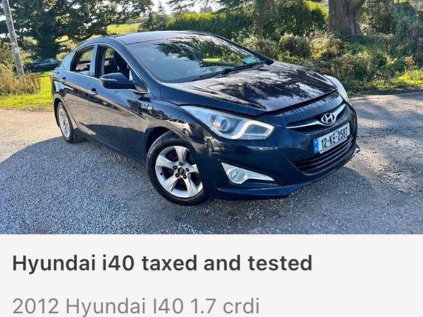 Hyundai i40 Saloon, Diesel, 2012, Blue