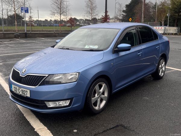 Skoda Rapid Saloon, Petrol, 2013, Blue