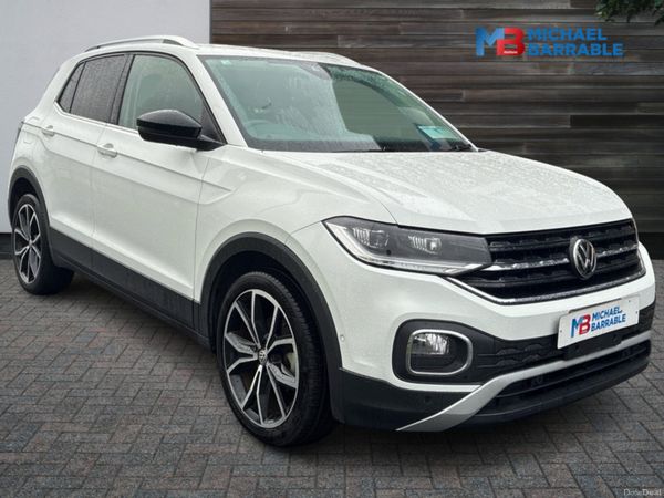 Volkswagen T-Cross SUV, Petrol, 2020, White