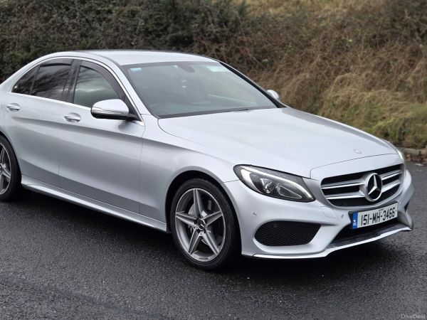 Mercedes-Benz C-Class Saloon, Diesel, 2015, Silver