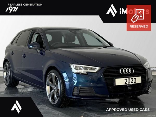 Audi A3 Hatchback, Petrol, 2020, Blue