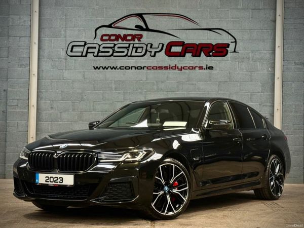BMW 5-Series Saloon, Petrol Hybrid, 2023, Black