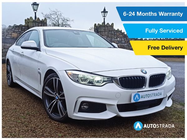 BMW 4-Series Hatchback, Petrol, 2016, White