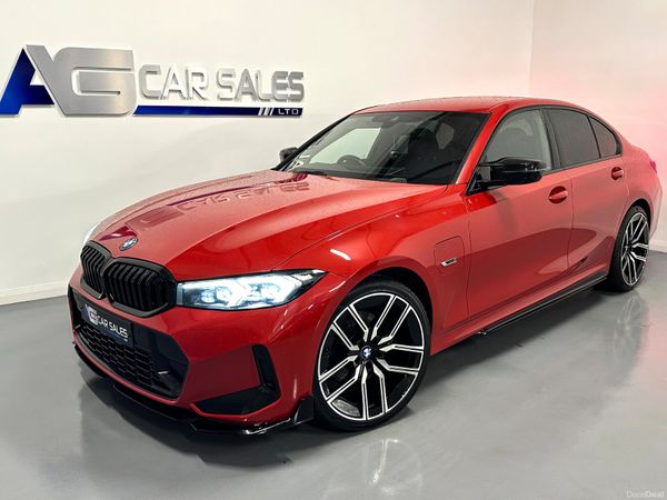 BMW 3-Series Saloon, Petrol Hybrid, 2023, Red