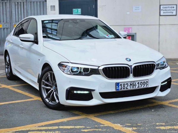 BMW 5-Series Saloon, Diesel, 2018, White