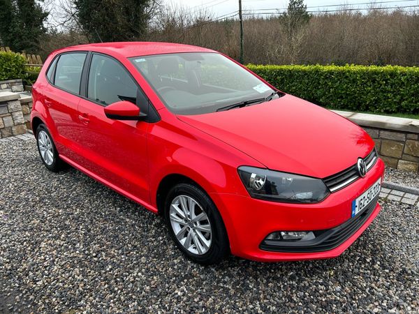 Volkswagen Polo Hatchback, Petrol, 2016, Red