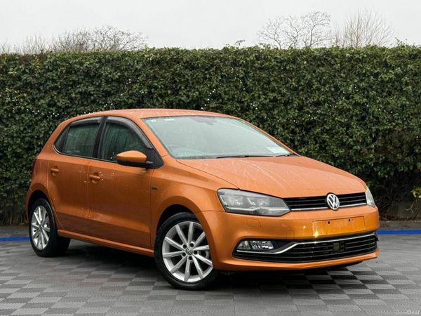 Volkswagen Polo Hatchback, Petrol, 2017, Orange