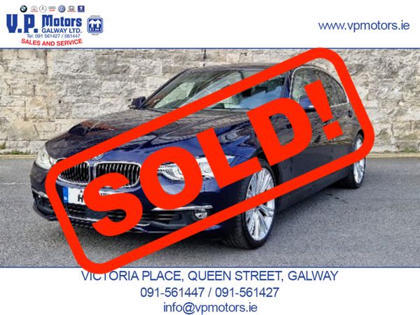 BMW 3-Series Saloon, Petrol Hybrid, 2017, Blue