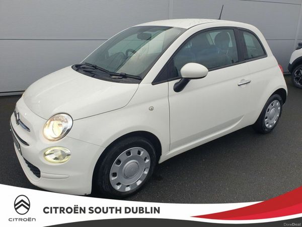 Fiat 500 Hatchback, Petrol, 2021, White