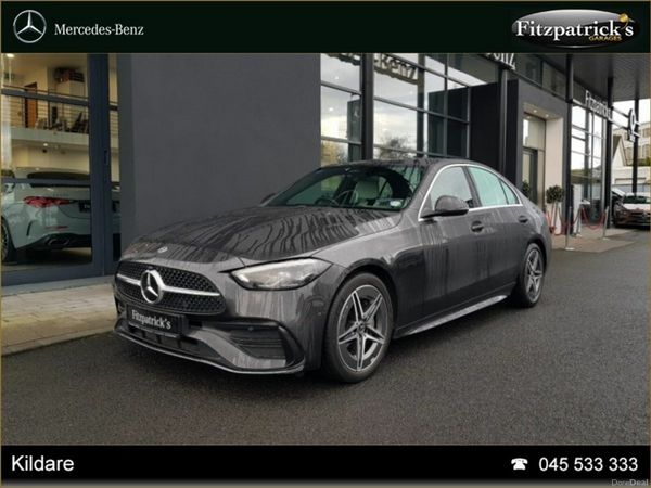 Mercedes-Benz C-Class Saloon, Diesel Hybrid, 2022, Grey