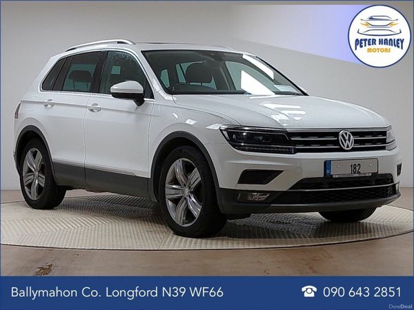 Volkswagen Tiguan SUV, Diesel, 2018, White