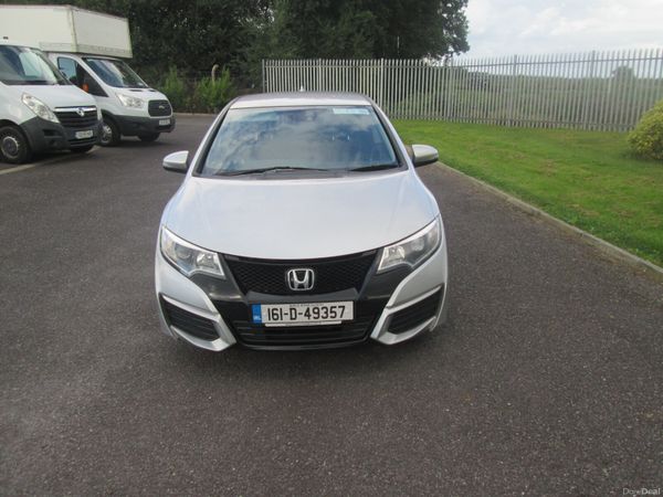 Honda Civic Hatchback, Petrol, 2016, Silver