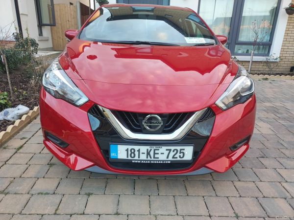 Nissan Micra Hatchback, Diesel, 2018, Red