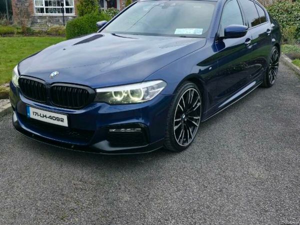 BMW 5-Series Saloon, Diesel, 2017, Blue