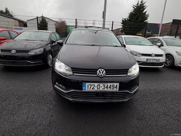 Volkswagen Polo Hatchback, Petrol, 2017, Black