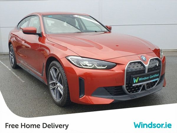 BMW i4 Coupe, Electric, 2024, Orange