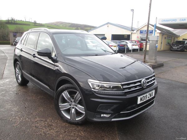 Volkswagen Tiguan SUV, Diesel, 2019, Black